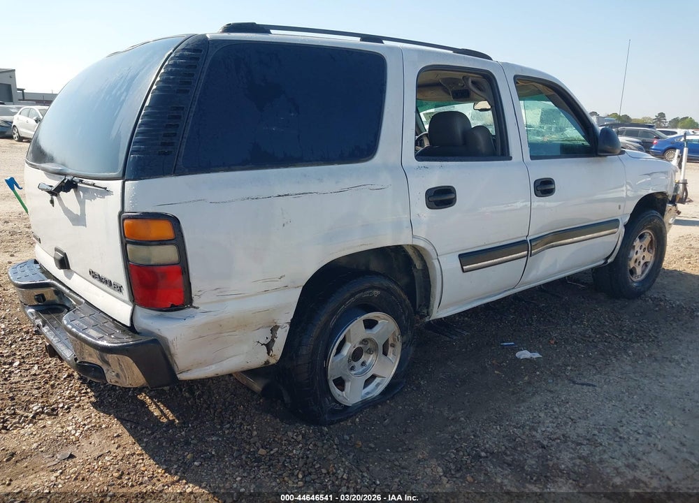 2004 CHEVROLET TAHOE LS VIN: 1GNEK13Z44J178551