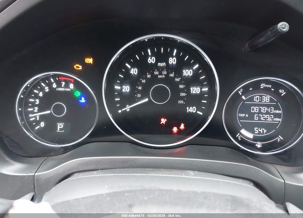 2016 HONDA HR-V EX-L VIN: 3CZRU6H74GM756660