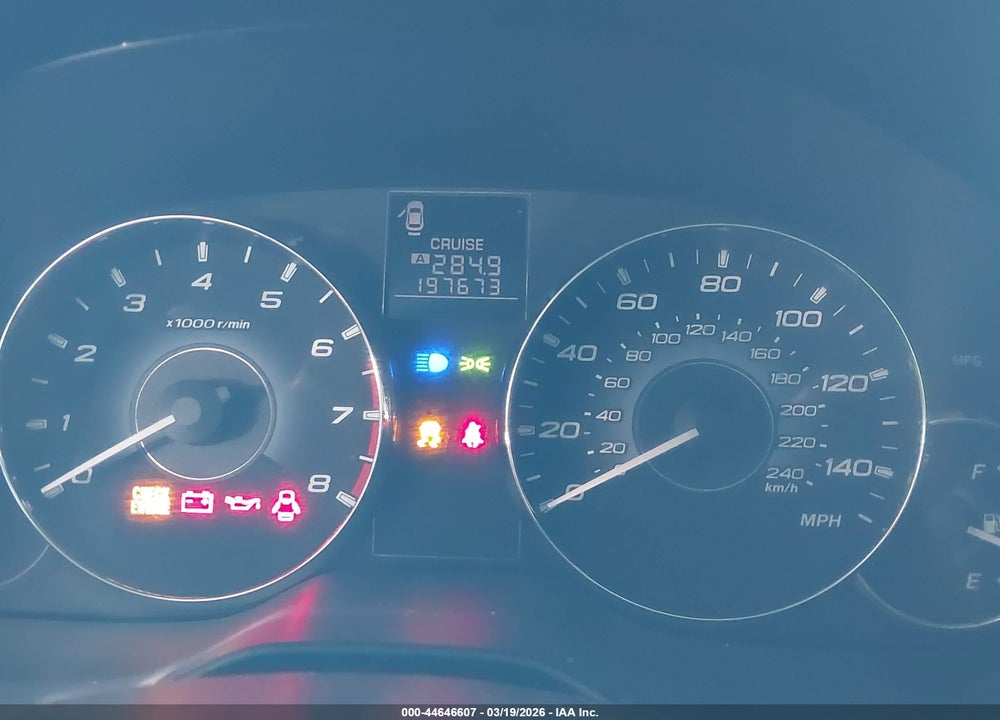 2010 SUBARU LEGACY 2.5I VIN: 4S3BMAA65A1238301