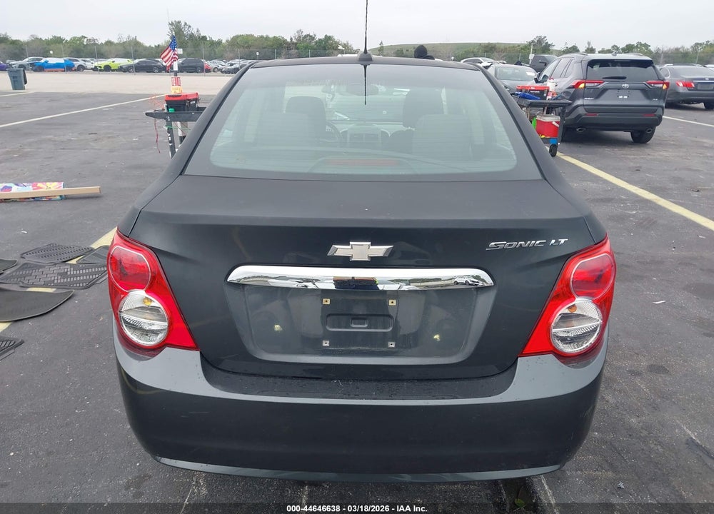 2016 CHEVROLET SONIC LT AUTO VIN: 1G1JC5SH0G4142999