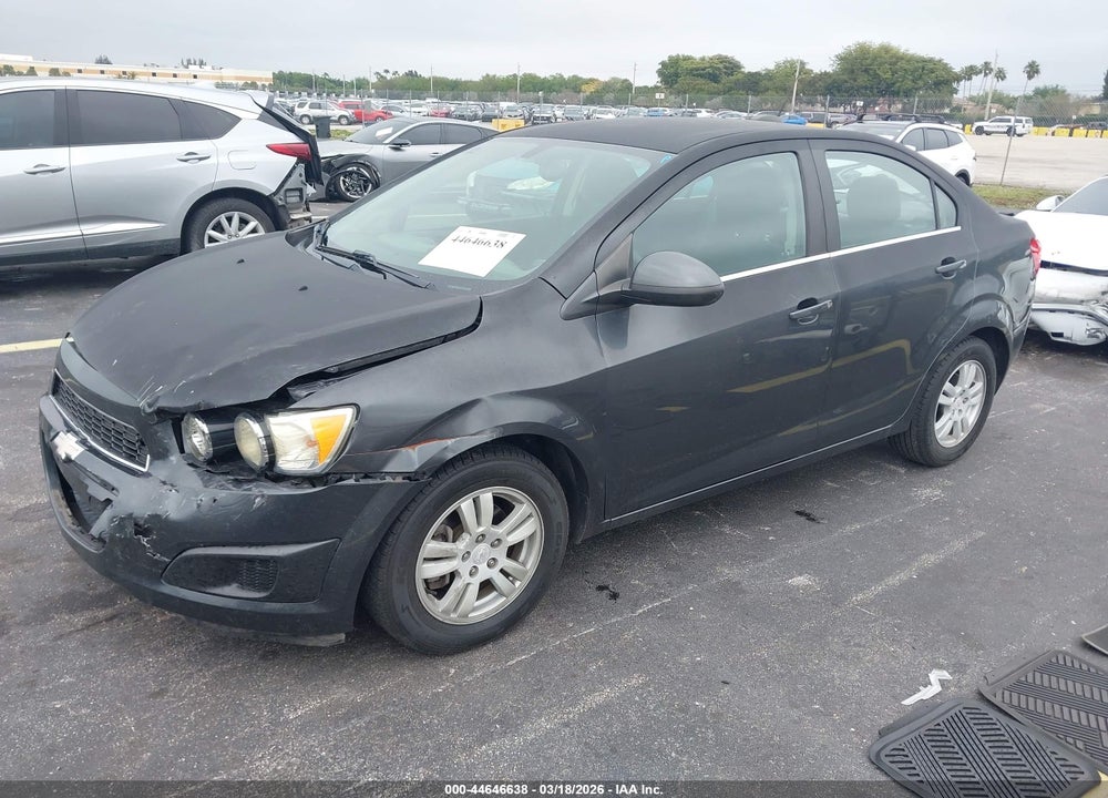2016 CHEVROLET SONIC LT AUTO VIN: 1G1JC5SH0G4142999