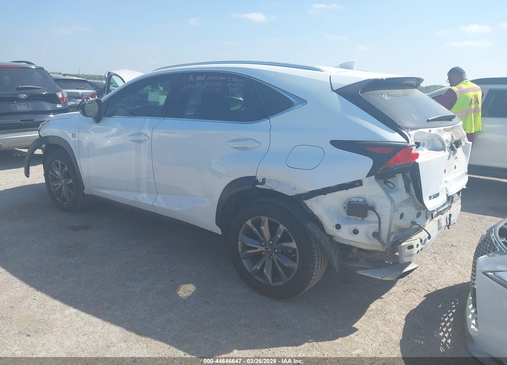 2016 LEXUS NX 200T F SPORT VIN: JTJYARBZ8G2028348