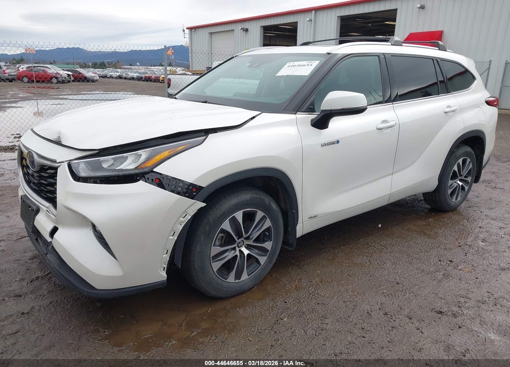 2020 TOYOTA HIGHLANDER HYBRID XLE VIN: 5TDGBRCH9LS510380
