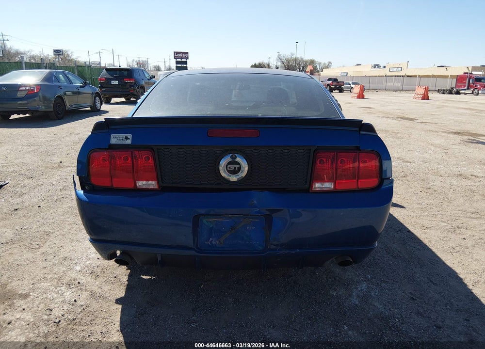 2006 FORD MUSTANG GT VIN: 1ZVHT82H865245780