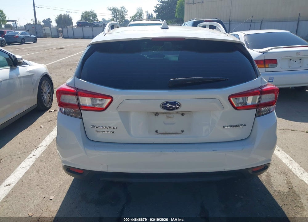 2018 SUBARU IMPREZA 2.0I PREMIUM VIN: 4S3GTAD65J3720906