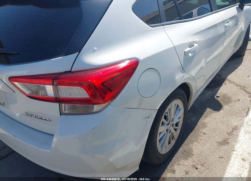 2018 SUBARU IMPREZA 2.0I PREMIUM VIN: 4S3GTAD65J3720906