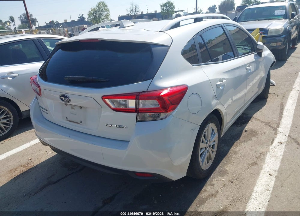 2018 SUBARU IMPREZA 2.0I PREMIUM VIN: 4S3GTAD65J3720906