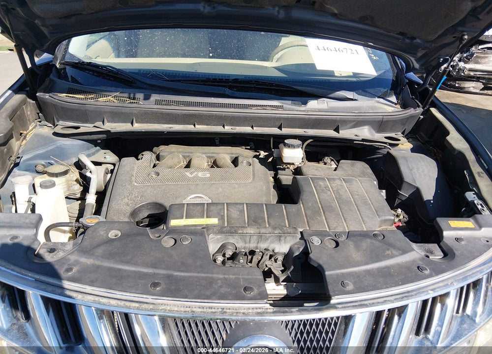 2009 NISSAN MURANO SL VIN: JN8AZ18W89W149926