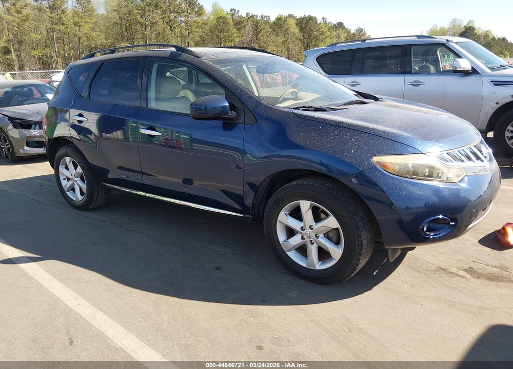 2009 NISSAN MURANO SL VIN: JN8AZ18W89W149926