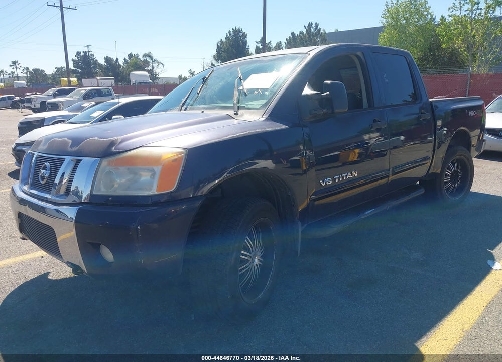 2008 NISSAN TITAN SE VIN: 1N6AA07C38N309295