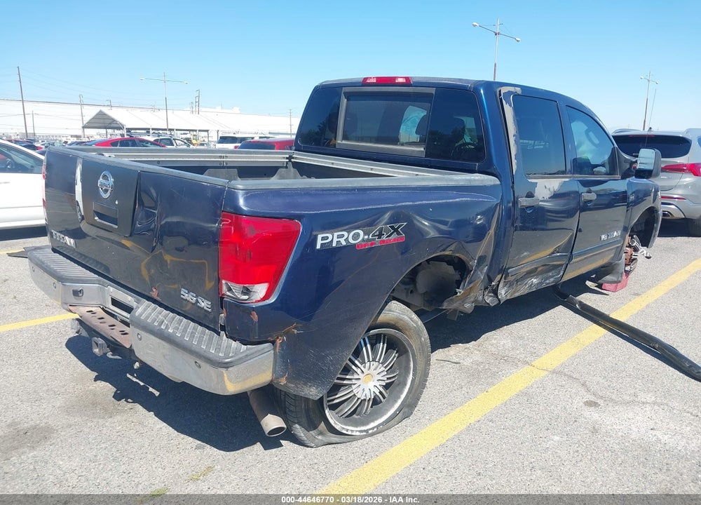 2008 NISSAN TITAN SE VIN: 1N6AA07C38N309295