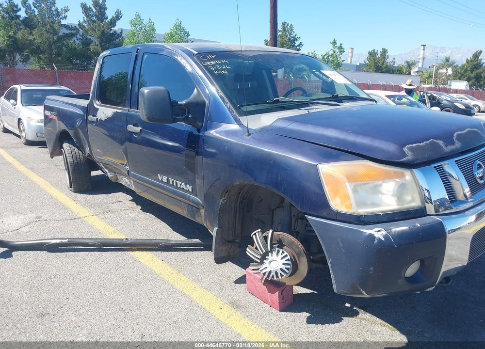 2008 NISSAN TITAN SE VIN: 1N6AA07C38N309295