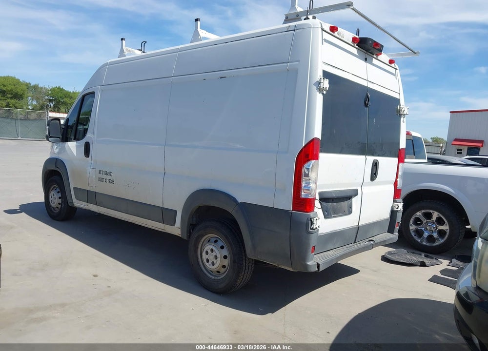 2014 RAM PROMASTER 2500 HIGH ROOF VIN: 3C6TRVCG6EE114633