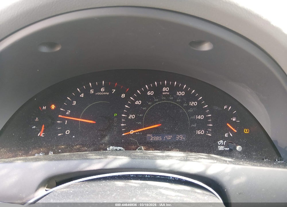 2007 TOYOTA CAMRY LE V6 VIN: JTNBK46K973013871