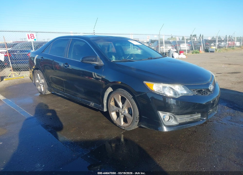 2012 TOYOTA CAMRY SE V6 VIN: 4T1BK1FK6CU504644