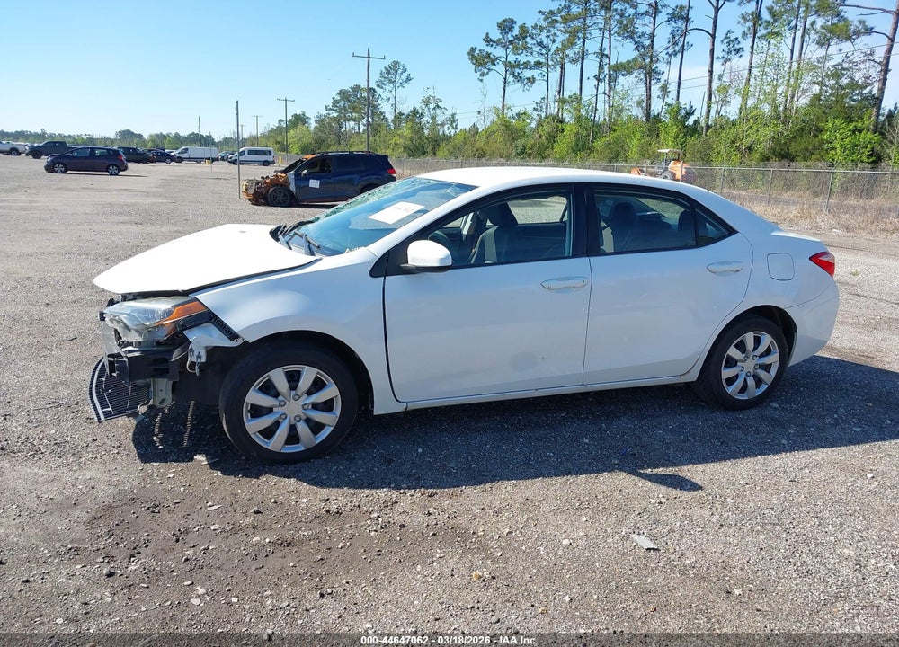 2017 TOYOTA COROLLA LE VIN: 5YFBURHE1HP730597