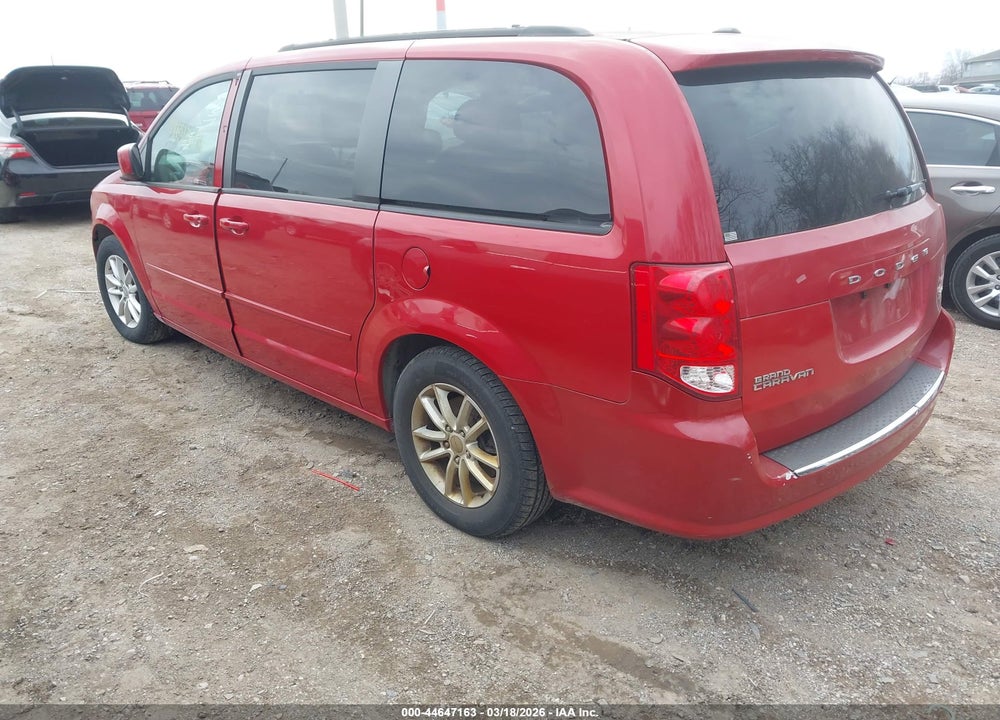 2016 DODGE GRAND CARAVAN SXT VIN: 2C4RDGCG3GR168681