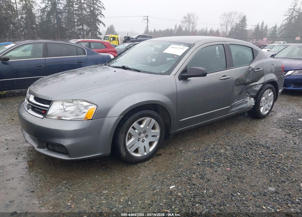 2012 DODGE AVENGER SE VIN: 1C3CDZAB5CN328161