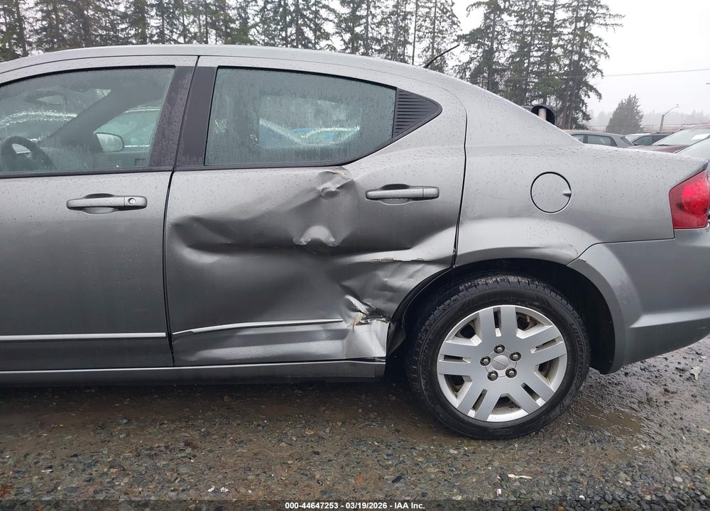 2012 DODGE AVENGER SE VIN: 1C3CDZAB5CN328161