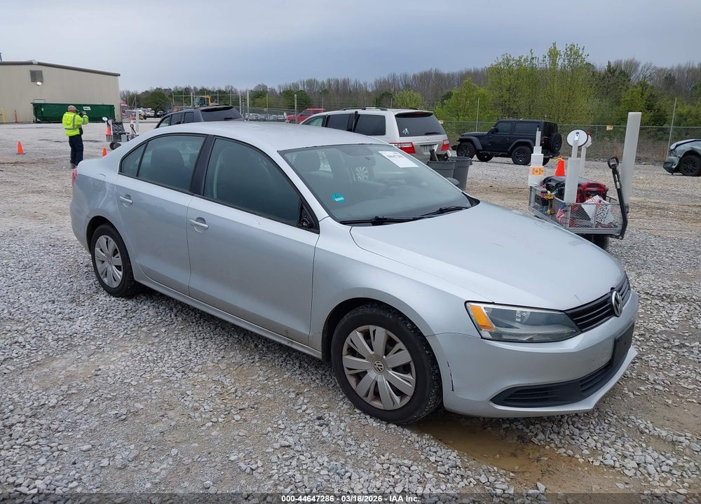 2012 VOLKSWAGEN JETTA 2.0L S VIN: 3VW2K7AJ4CM398637
