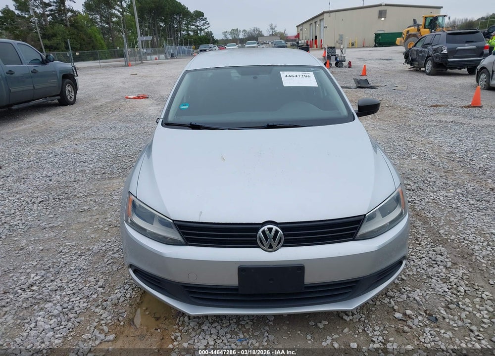 2012 VOLKSWAGEN JETTA 2.0L S VIN: 3VW2K7AJ4CM398637