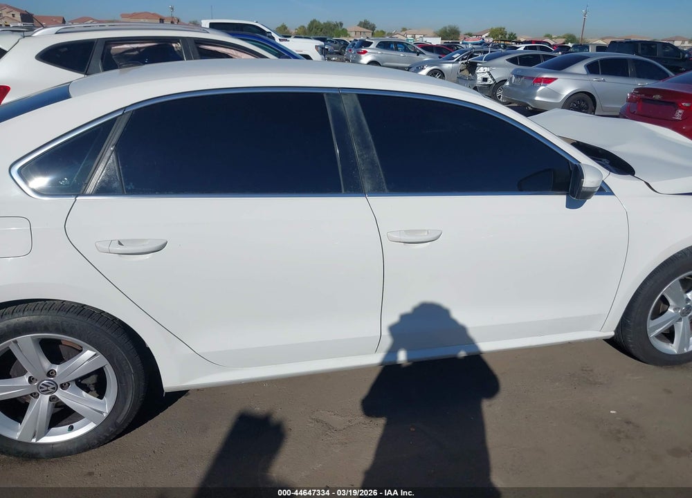 2014 VOLKSWAGEN PASSAT 1.8T SE VIN: 1VWBT7A34EC109257