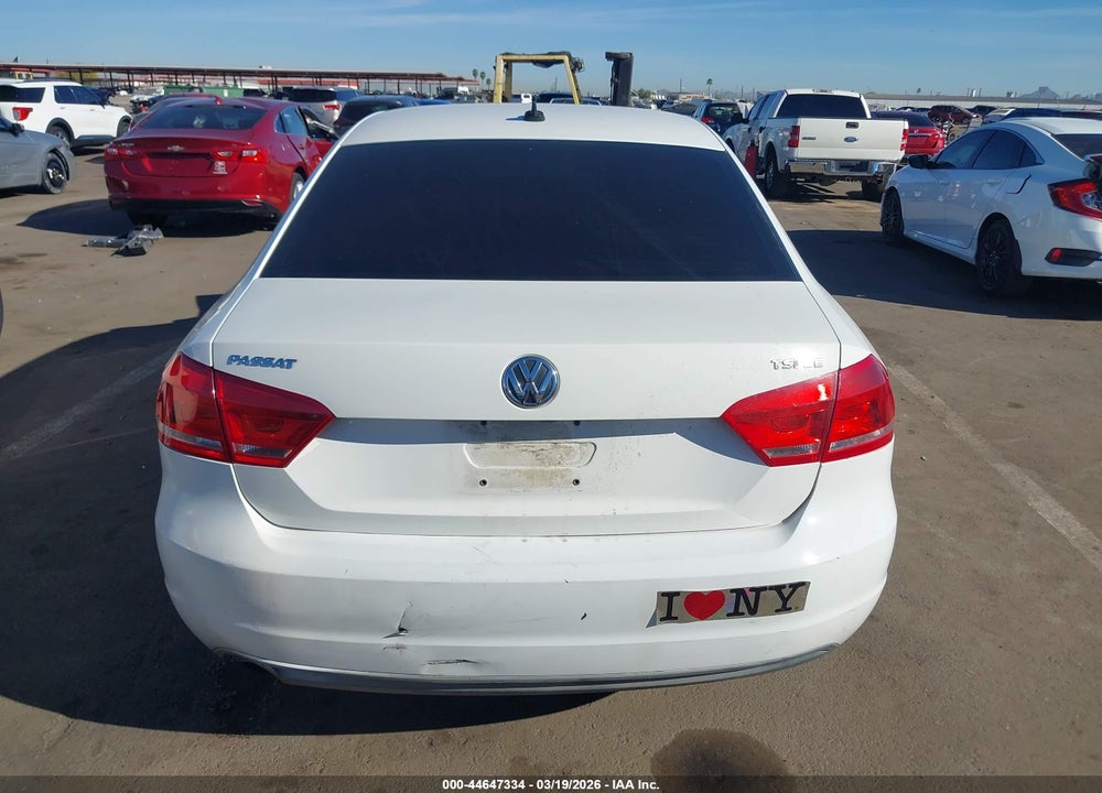 2014 VOLKSWAGEN PASSAT 1.8T SE VIN: 1VWBT7A34EC109257