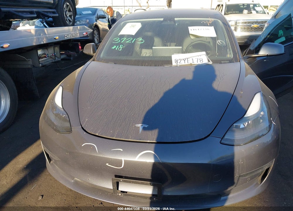 2022 TESLA MODEL 3 LONG RANGE DUAL MOTOR ALL-WHEEL DRIVE VIN: 5YJ3E1EB0NF158376