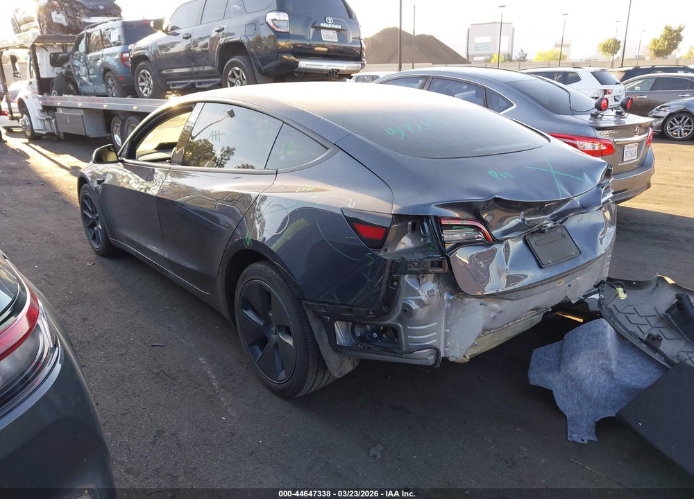2022 TESLA MODEL 3 LONG RANGE DUAL MOTOR ALL-WHEEL DRIVE VIN: 5YJ3E1EB0NF158376