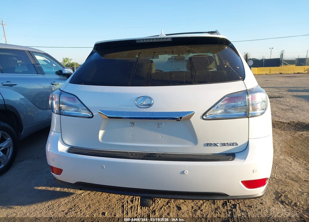 2011 LEXUS RX 350 VIN: 2T2BK1BA9BC106546