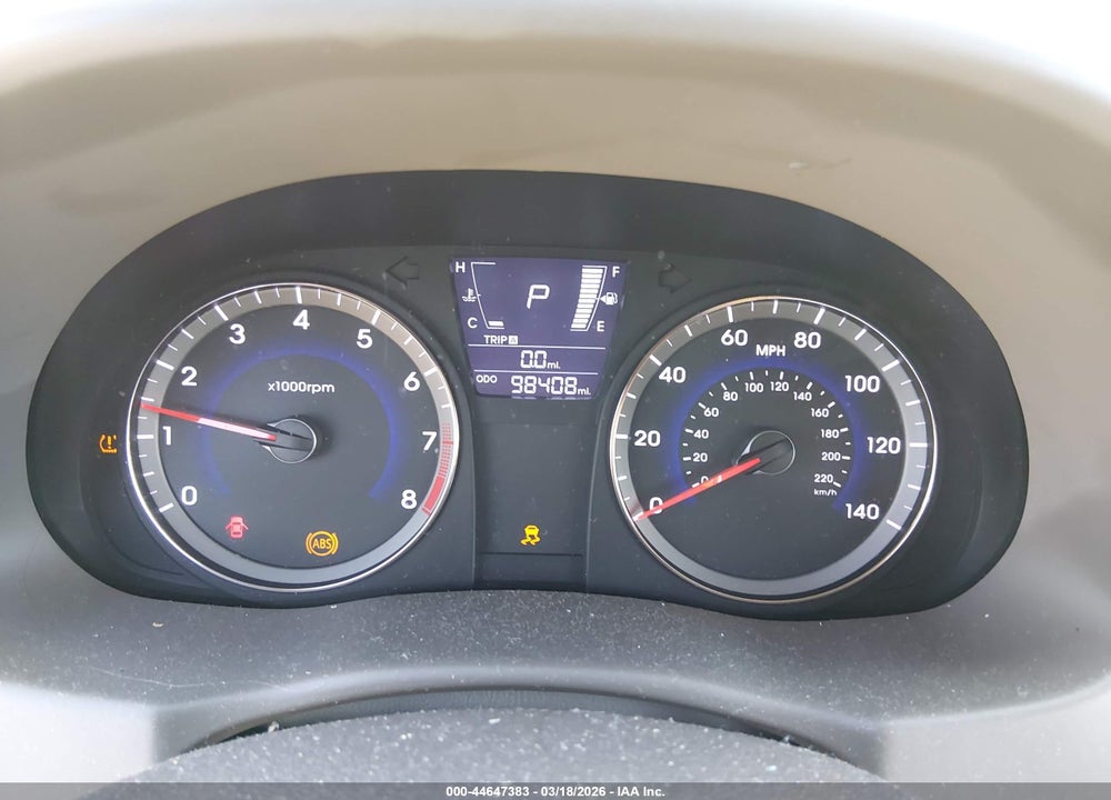 2014 HYUNDAI ACCENT GLS VIN: KMHCU4AE5EU592784