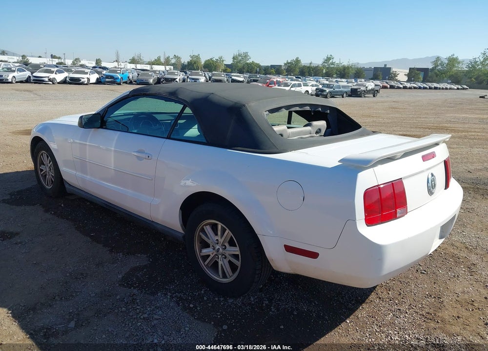2006 FORD MUSTANG V6 VIN: 1ZVFT84N165217927