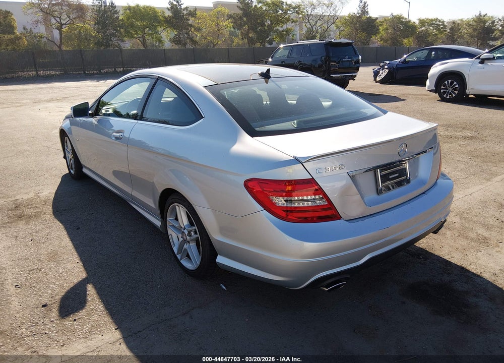 2012 MERCEDES-BENZ C 350 SPORT VIN: WDDGJ5HB9CF843362