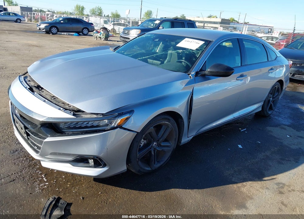 2021 HONDA ACCORD SPORT VIN: 1HGCV1F33MA065514