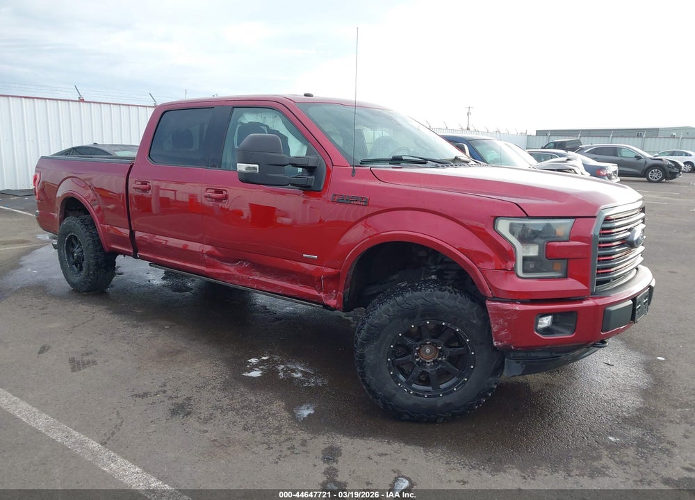 2017 FORD F-150 LARIAT VIN: 1FTFW1EG1HFB22590