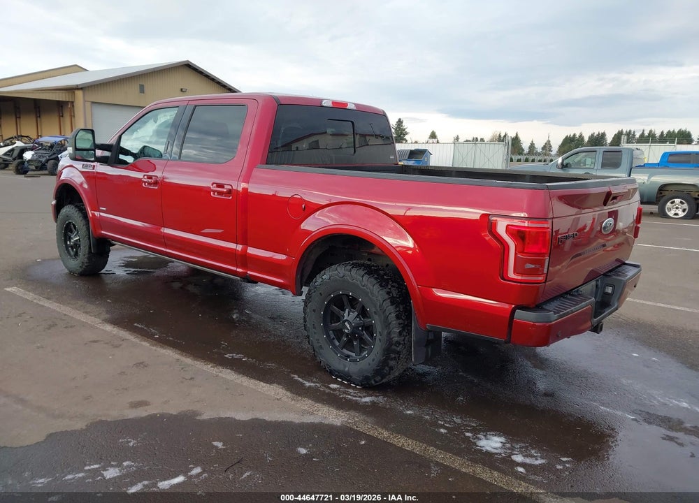2017 FORD F-150 LARIAT VIN: 1FTFW1EG1HFB22590