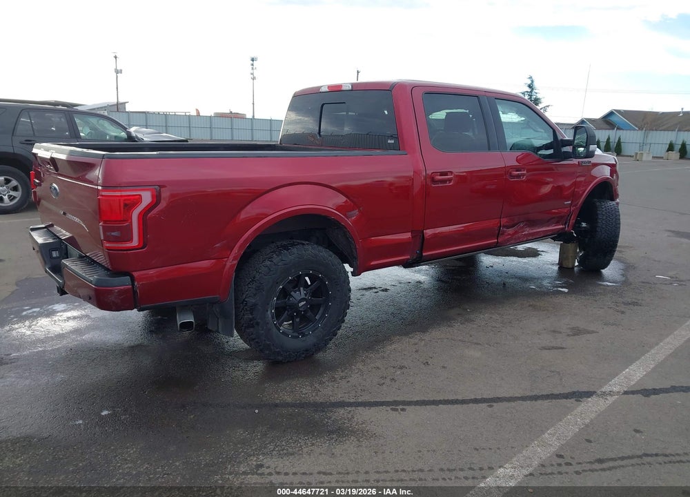 2017 FORD F-150 LARIAT VIN: 1FTFW1EG1HFB22590