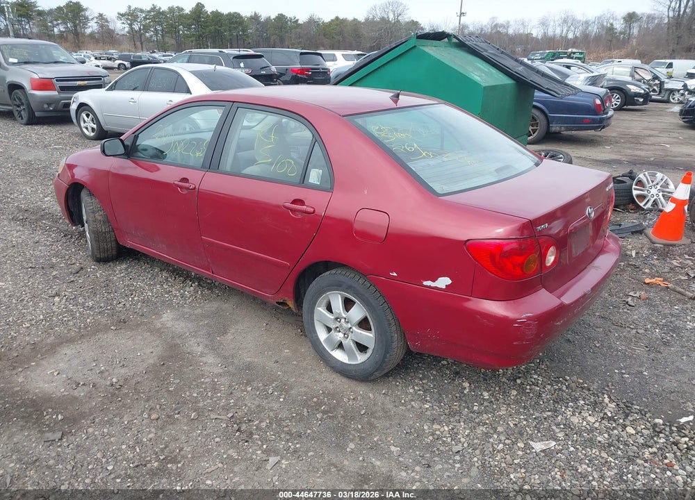 2004 TOYOTA COROLLA LE VIN: 2T1BR32E44C308535