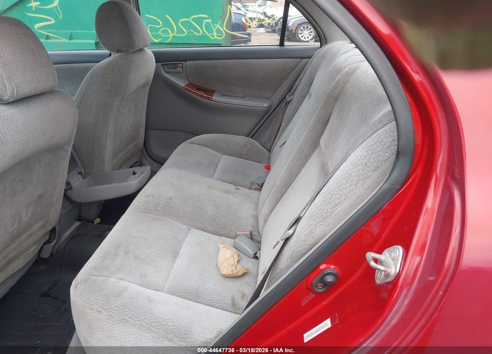 2004 TOYOTA COROLLA LE VIN: 2T1BR32E44C308535
