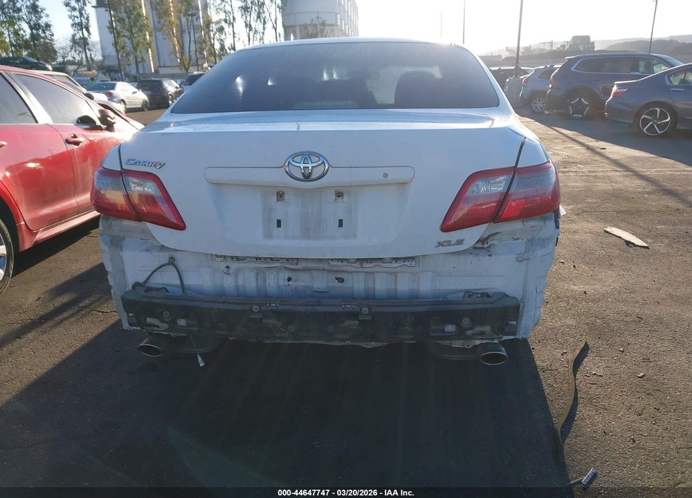 2007 TOYOTA CAMRY XLE V6 VIN: 4T1BK46K27U544517