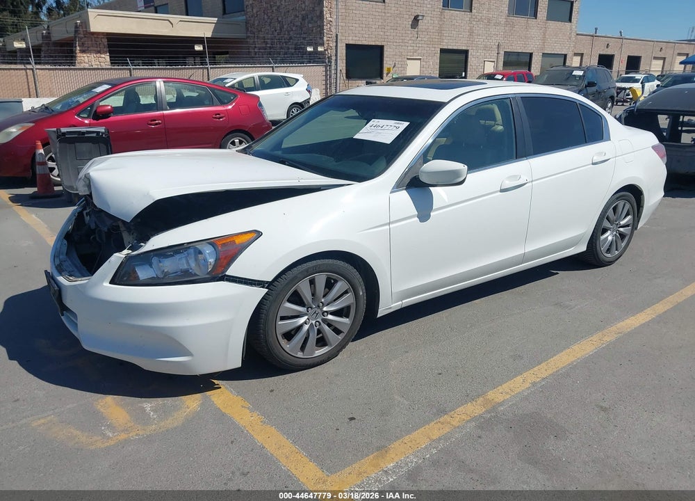 2012 HONDA ACCORD 2.4 EX-L VIN: 1HGCP2F8XCA177687