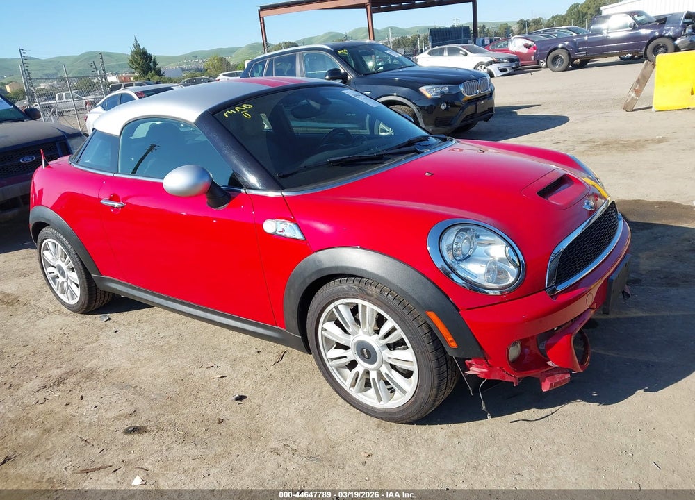 2012 MINI COOPER S VIN: WMWSX3C5XCT154633