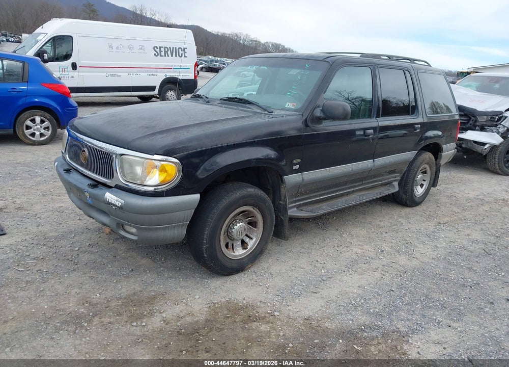 1999 MERCURY MOUNTAINEER VIN: 4M2DU55P2XUJ08898