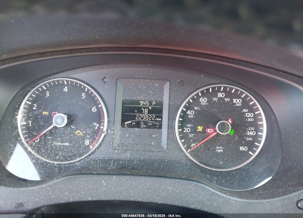 2013 VOLKSWAGEN JETTA SE VIN: 3VWDP7AJ3DM398849