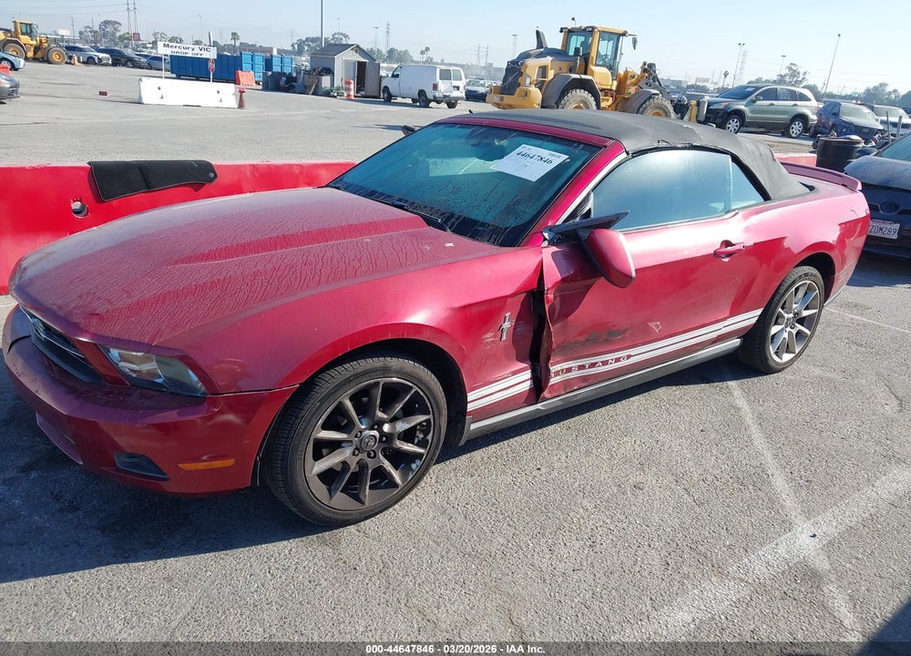 2010 FORD MUSTANG V6/V6 PREMIUM VIN: 1ZVBP8EN6A5147738