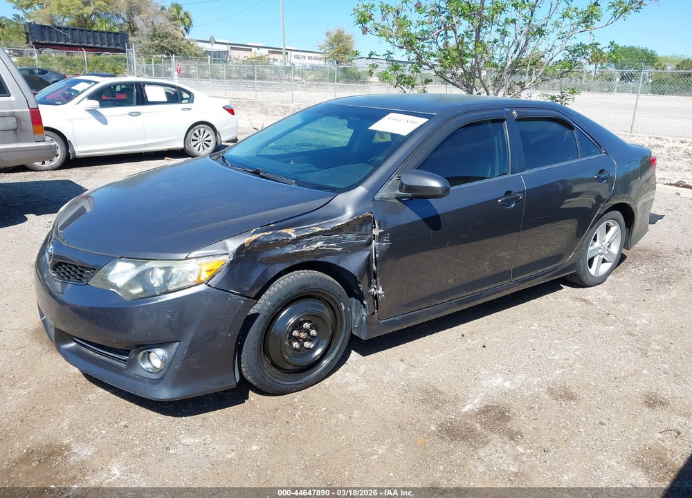 2012 TOYOTA CAMRY SE VIN: 4T1BF1FK0CU153282