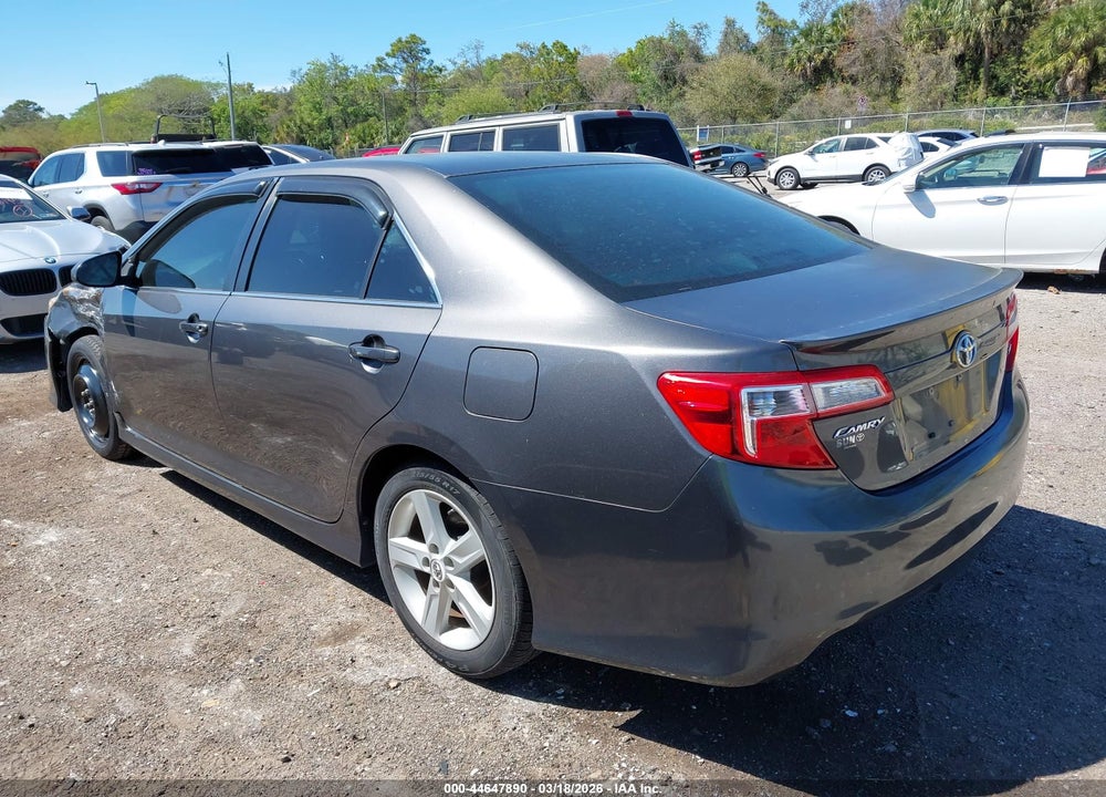 2012 TOYOTA CAMRY SE VIN: 4T1BF1FK0CU153282
