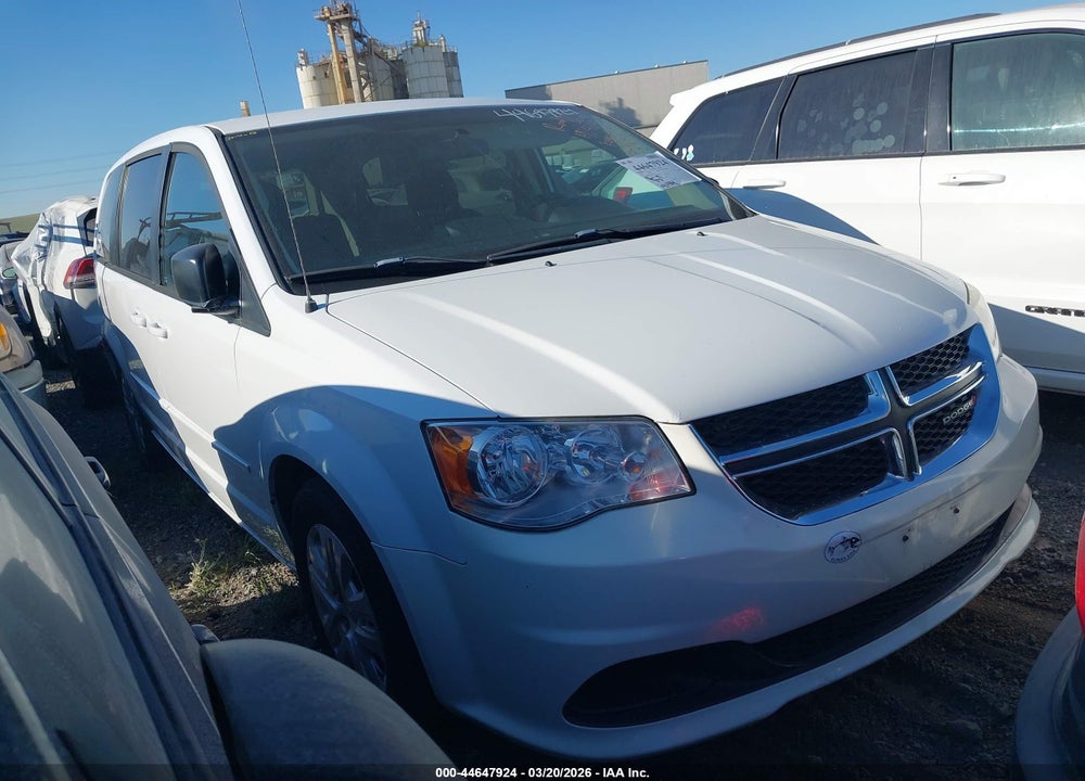 2015 DODGE GRAND CARAVAN SE VIN: 2C4RDGBG7FR702121