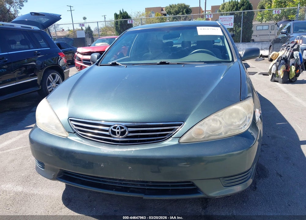 2005 TOYOTA CAMRY LE VIN: 4T1BE32K05U405989