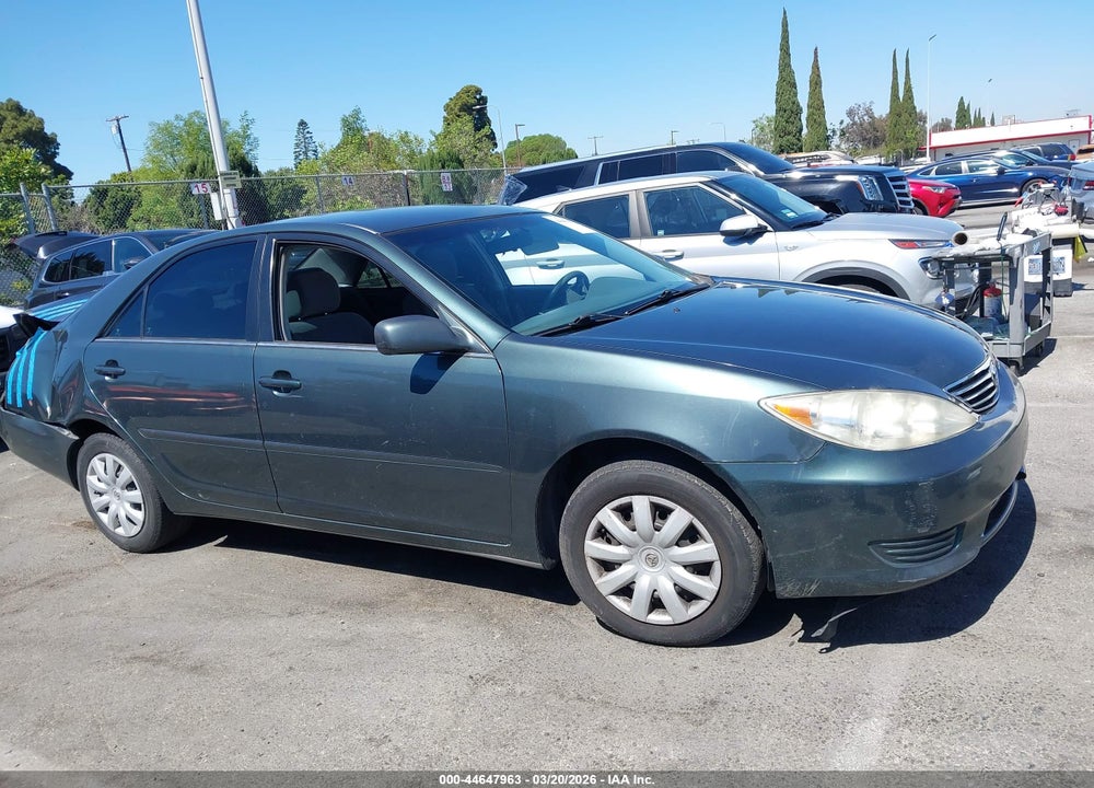 2005 TOYOTA CAMRY LE VIN: 4T1BE32K05U405989